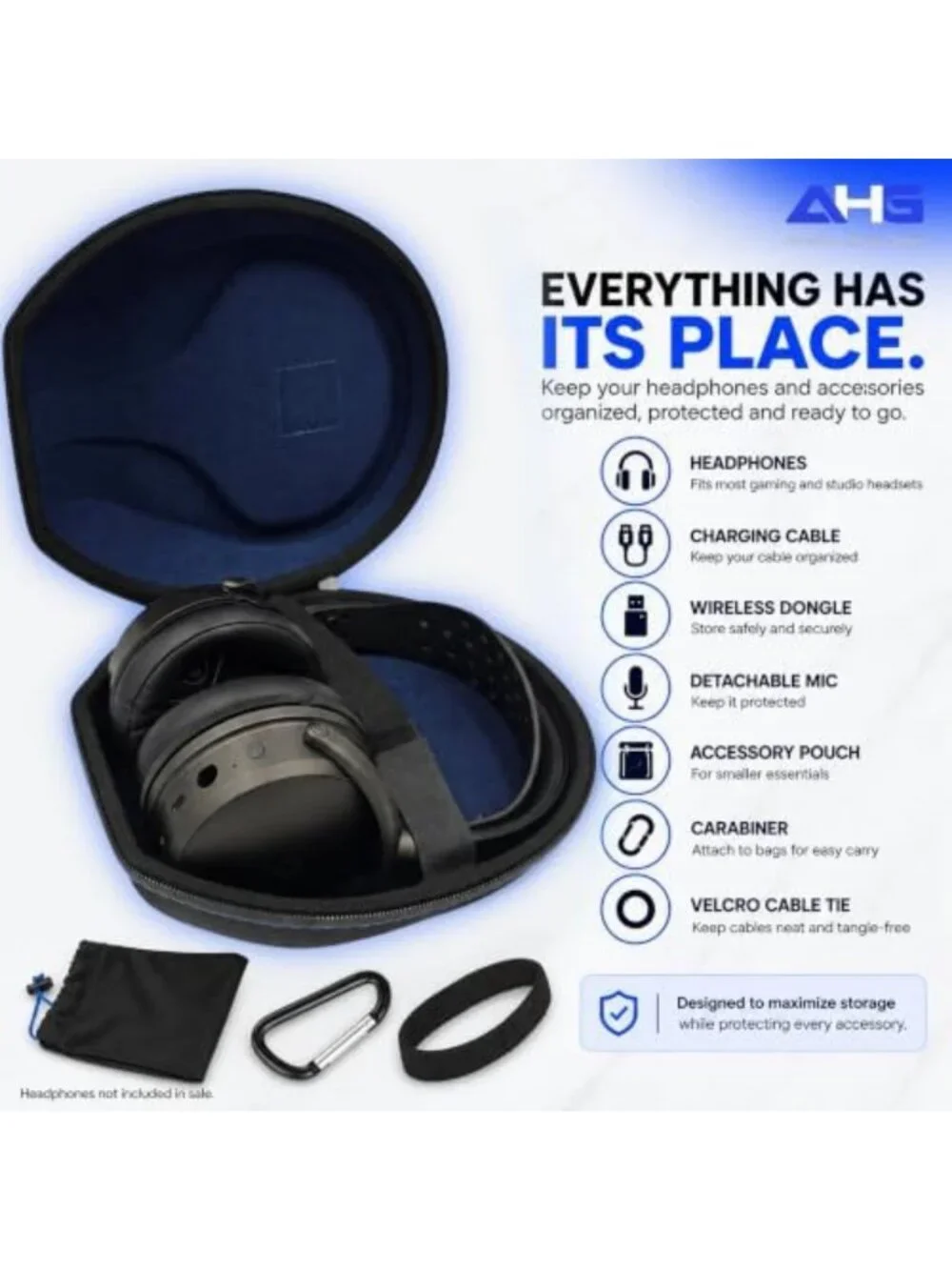 Ultimate Protective Carrying Case for Audeze & Razer Headsets | Travel Case